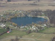 Lake Gage, near Angola, Indiana, April 2004