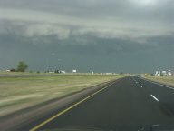 Severe thunderstorm east of Denver, Colorado