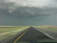 Severe thunderstorm east of Denver, Colorado