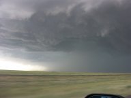 Severe thunderstorm east of Denver, Colorado