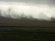 Severe thunderstorm east of Denver, Colorado