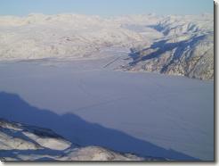 Flying into Narsarsuaq, January, 2001