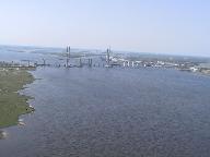 Sidney Lanier Bridge under construction