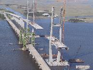 Sidney Lanier Bridge under construction