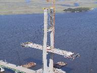 Sidney Lanier Bridge under construction