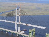 Sidney Lanier Bridge under construction